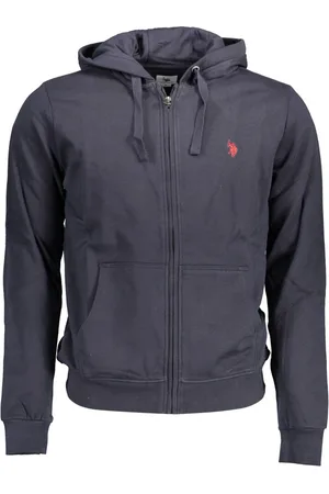 Ralph Lauren BLUZA US POLO Z ZAMKIEM NIEBIESKA MĘSKA