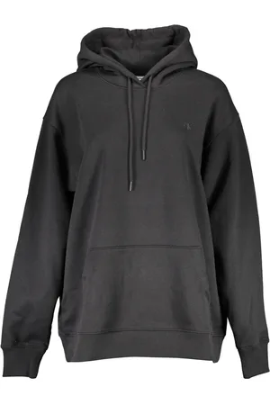 Calvin Klein BLUZA BEZ ZAMKA WOMAN CZARNA