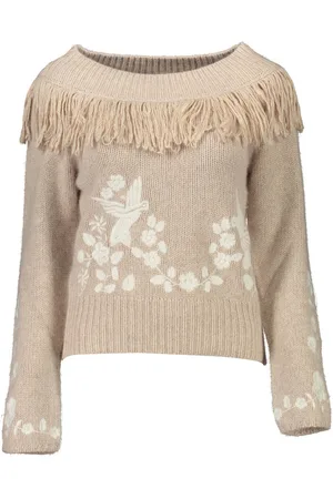 Blugirl BEŻOWY SWETER DAMSKI