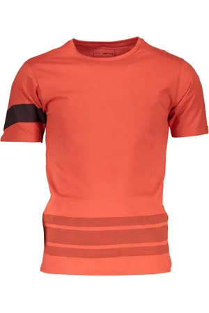 GAS T-SHIRT Z KRÓTKIM RĘKAWEM POMARAŃCZOWY