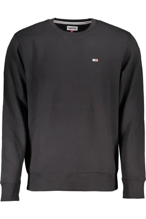 Tommy Hilfiger CZARNA BLUZA MĘSKA BEZ ZAMKA
