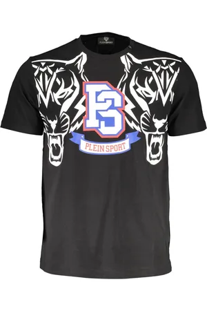 Philipp Plein T-SHIRT MĘSKI Z KRÓTKIM RĘKAWEM CZARNY