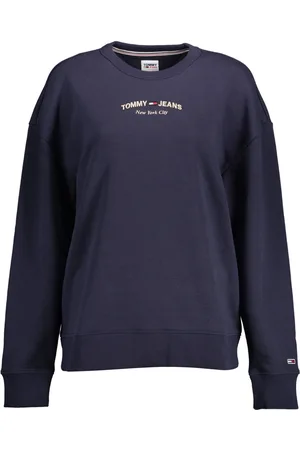 Tommy Hilfiger BLUZA BEZ ZAMKA DAMSKA NIEBIESKA