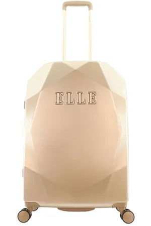 Elle Walizka duża Diamond złota