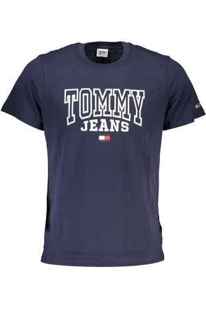 Tommy Hilfiger NIEBIESKI T-SHIRT MĘSKI Z KRÓTKIM RĘKAWEM