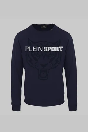 Philipp Plein Bluza marki model FIPSG60 kolor Niebieski. Odzież męska. Sezon: Cały rok