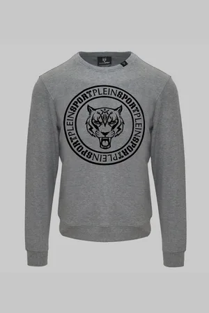 Philipp Plein Bluza marki model FIPSG60 kolor Szary. Odzież męska. Sezon: Cały rok