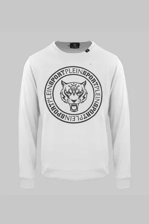 Philipp Plein Bluza marki model FIPSG60 kolor Biały. Odzież męska. Sezon: Cały rok