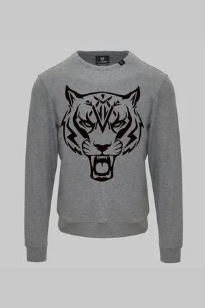 Philipp Plein Bluza marki model FIPSG60 kolor Szary. Odzież męska. Sezon: Cały rok