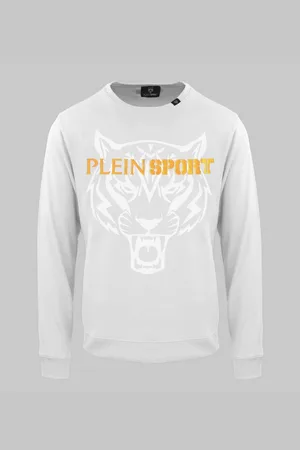 Philipp Plein Bluza marki model FIPSG60 kolor Biały. Odzież męska. Sezon: Cały rok