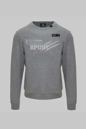 Philipp Plein Bluza marki model FIPSG60 kolor Szary. Odzież męska. Sezon: Cały rok