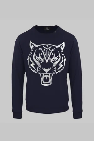 Philipp Plein Bluza marki model FIPSG60 kolor Niebieski. Odzież męska. Sezon: Cały rok