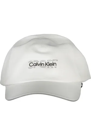 Calvin Klein BIAŁY CZAPEK MĘSKI