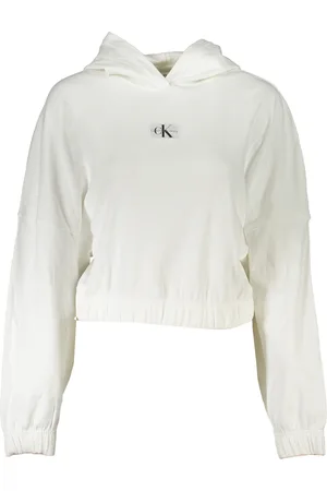 Calvin Klein BIAŁY SWETER DAMSKI