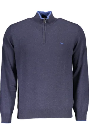 HARMONT&BLAINE NIEBIESKI SWETER MĘSKI HARMONT & BLAINE