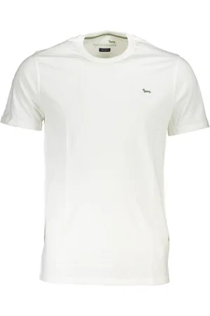 HARMONT&BLAINE HARMONT & BLAINE BIAŁY MĘSKI T-SHIRT Z KRÓTKIM RĘKAWEM