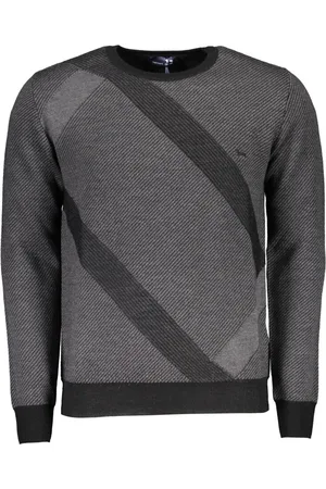 HARMONT&BLAINE SZARY SWETER MĘSKI HARMONT & BLAINE