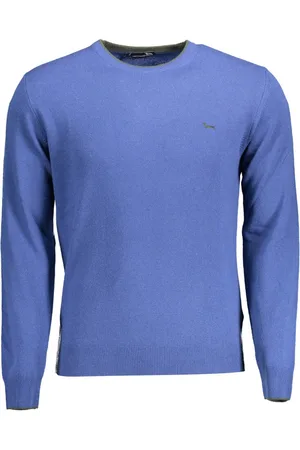 HARMONT&BLAINE NIEBIESKI SWETER MĘSKI HARMONT & BLAINE
