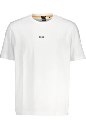 HUGO BOSS BIAŁY T-SHIRT MĘSKI Z KRÓTKIM RĘKAWEM