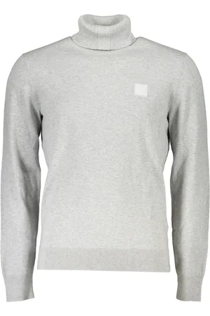HUGO BOSS SZARY SWETER MĘSKI