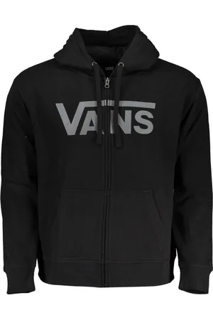 Vans CZARNA BLUZA MĘSKA Z ZAMKIEM