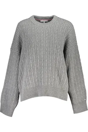 Tommy Hilfiger SZARY SWETER DAMSKI