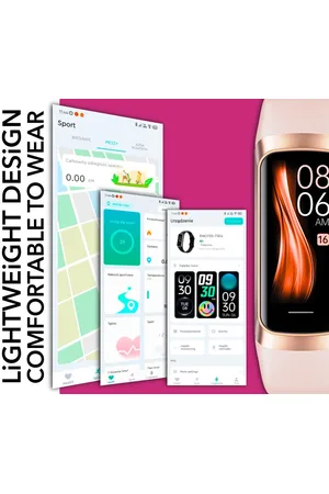 Rubicon SMARTBAND DAMSKI RNCF05 - TERMOMETR, PULSOKSYMETR (sr044e)