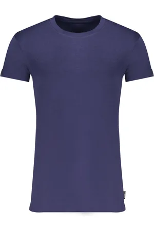 Gaudi NIEBIESKI T-SHIRT MĘSKI Z KRÓTKIM RĘKAWEM GAUDÌ