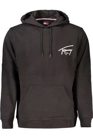 Tommy Hilfiger CZARNA BLUZA MĘSKA BEZ ZAMKA