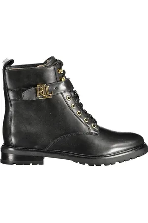 Ralph Lauren CZARNE BOTKI DAMSKIE