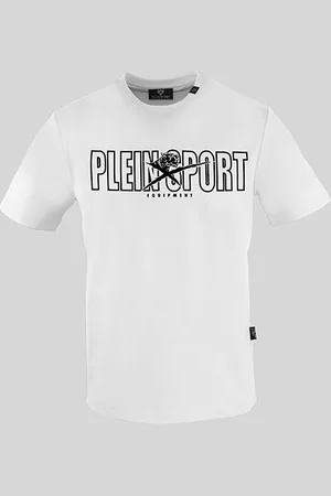 Philipp Plein Koszulka T-shirt marki model TIPS1100 kolor Biały. Odzież męska. Sezon: Wiosna/Lato