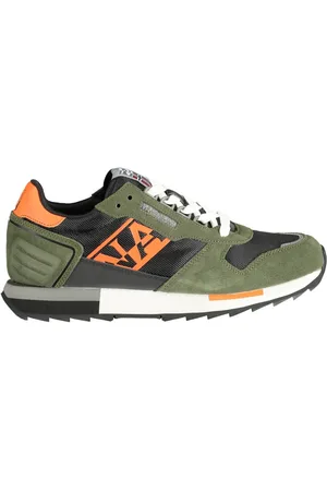 Napapijri ZIELONE MĘSKIE BUTY SPORTOWE