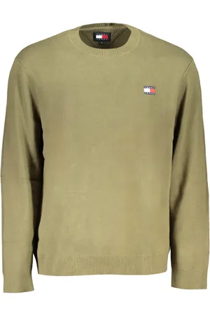 Tommy Hilfiger ZIELONY SWETER MĘSKI