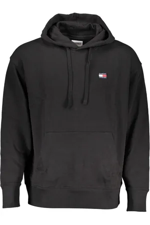 Tommy Hilfiger CZARNA BLUZA MĘSKA BEZ ZAMKA