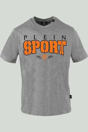 Philipp Plein Koszulka T-shirt marki model TIPS1103 kolor Szary. Odzież męska. Sezon: Wiosna/Lato