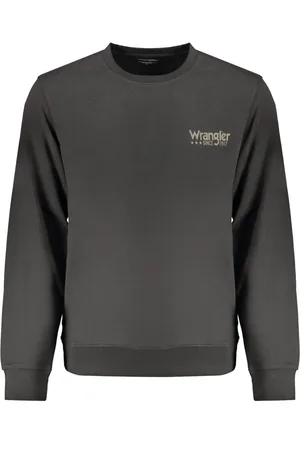 Wrangler CZARNA BLUZA MĘSKA Z ZAMKIEM