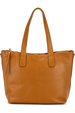 Vera Pelle Duża elegancka damska shopperbag torebka na ramię