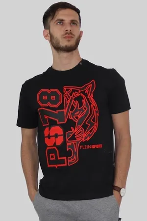 Philipp Plein Koszulka T-shirt marki model TIPS125IT kolor Czarny. Odzież męska. Sezon: Wiosna/Lato