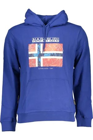 Napapijri NIEBIESKA BLUZA BEZ ZAMKA MĘSKA