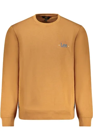 Lee BLUZA MĘSKA BEZ ZAMKA, BRĄZOWA