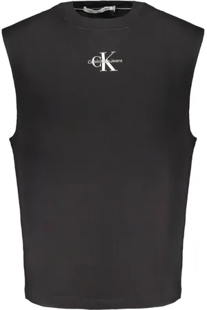 Calvin Klein MĘSKA KOSZULKA BEZ RĘKAWÓW CZARNA