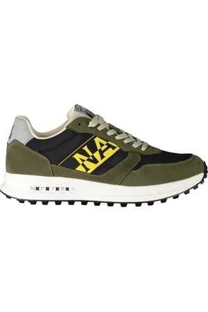 Napapijri ZIELONE MĘSKIE BUTY SPORTOWE