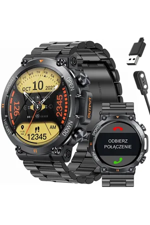 GRAVITY SMARTWATCH MĘSKI GT7-2 PRO - WYKONYWANIE POŁĄCZEŃ, PULSOKSYMETR (sg018b)