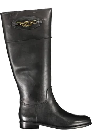 Ralph Lauren CZARNE BOTKI DAMSKIE