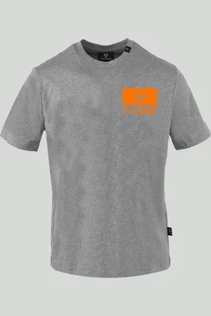 Philipp Plein Koszulka T-shirt marki model TIPS1105 kolor Szary. Odzież męska. Sezon: Wiosna/Lato