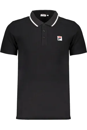 Fila MĘSKA KOSZULKA POLO Z KRÓTKIM RĘKAWEM, CZARNA