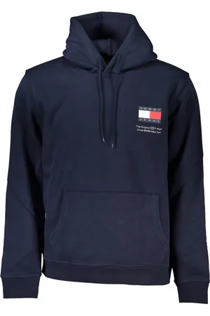 Tommy Hilfiger NIEBIESKA BLUZA MĘSKA BEZ ZAMKA