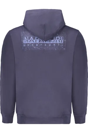 Napapijri NIEBIESKA BLUZA MĘSKA BEZ ZAMKA