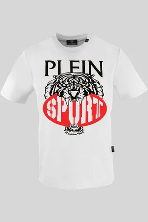 Philipp Plein Koszulka T-shirt marki model TIPS1113 kolor Biały. Odzież męska. Sezon: Wiosna/Lato