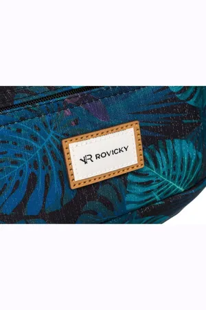 ROVICKY Saszetka biodrowa damska z regulowanym paskiem z zapięciem fastex